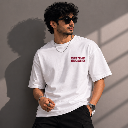 Blooming Heart Oversized Graphic T-Shirt