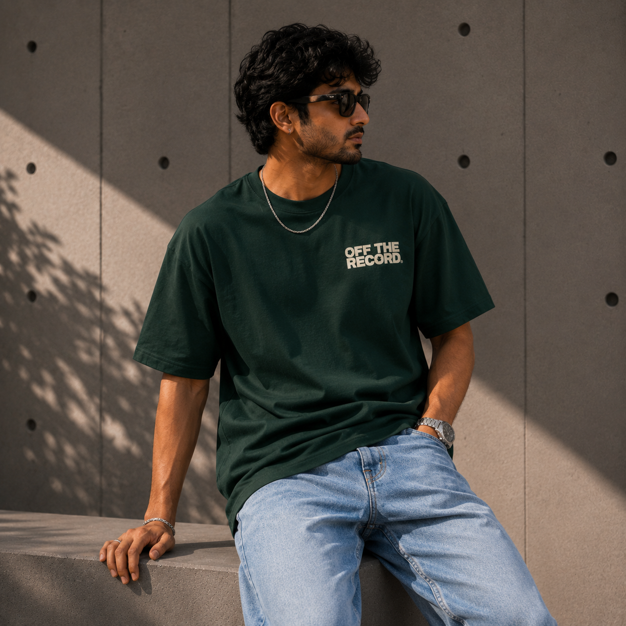 OFF THE RECORD® Cheery Cheetah Oversized T-Shirt.