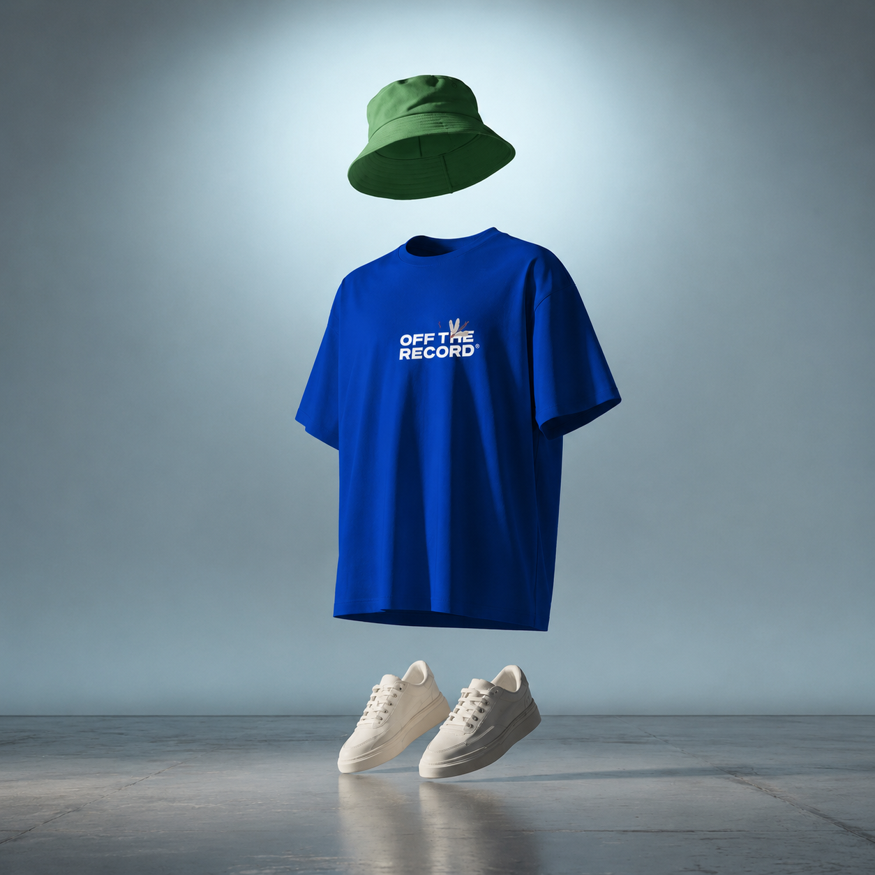 OFF THE RECORD® Royal Blue Oversized T-Shirt