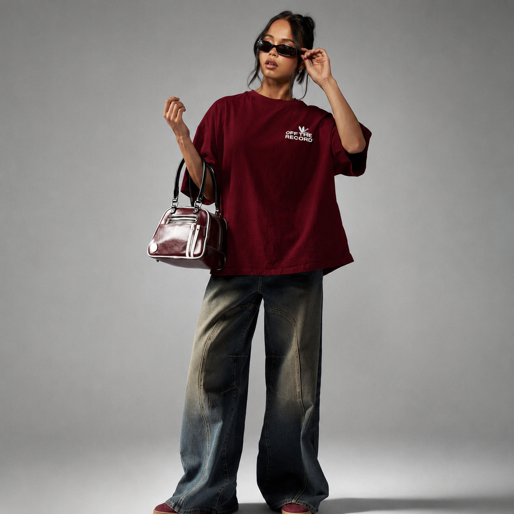 OFF THE RECORD® Cherry Cola Oversized T-Shirt