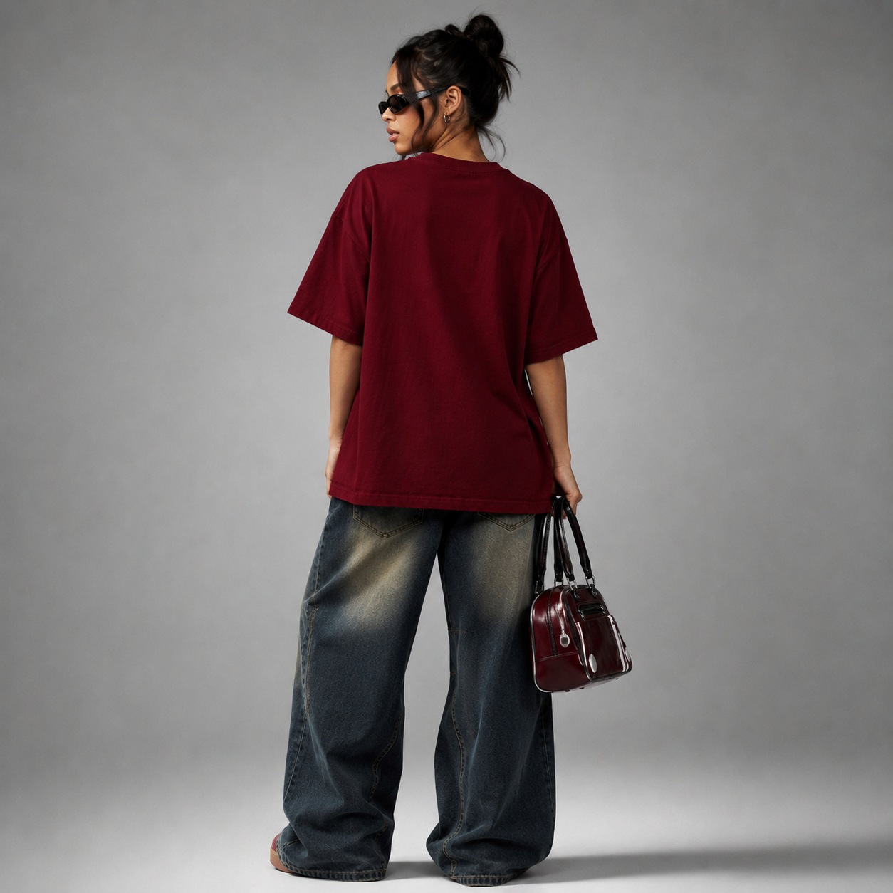 OFF THE RECORD® Cherry Cola Oversized T-Shirt