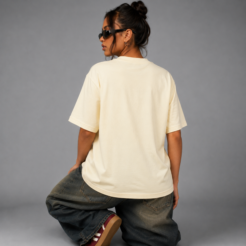 OFF THE RECORD® Butter Cream Oversized T-Shirt