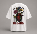 Blooming Heart Oversized Graphic T-Shirt